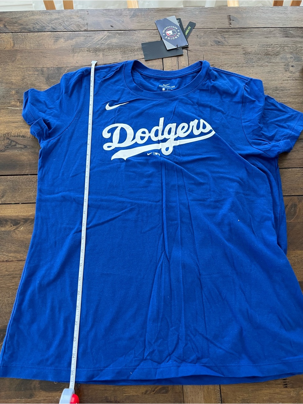 Nike Kids Dodgers Royal Blue Script Tee